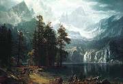 Albert Bierstadt Sierra Nevadas Sweden oil painting reproduction